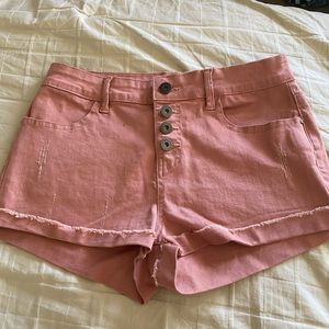 Pink shorts